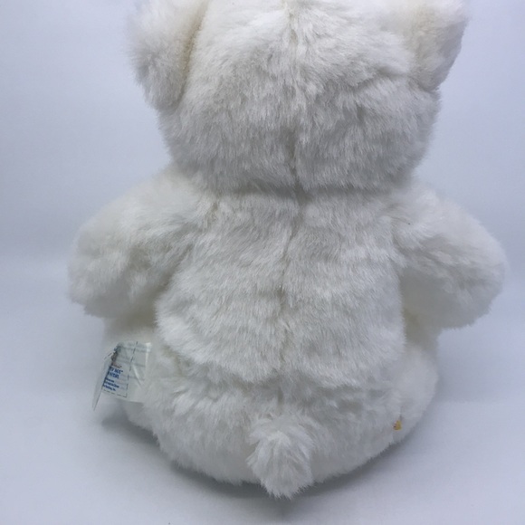 Build A Bear Workshop Plush White Bear With Pink Nose 14” Retired - Picture 4 of 8